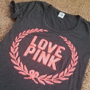 PINK sequined blouse.