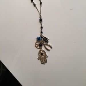 Long trendy necklace!