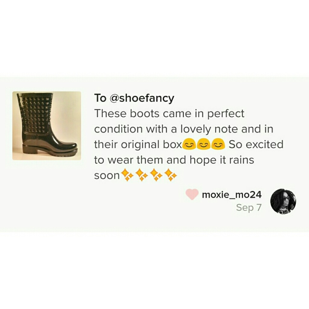 BLACK RAIN BOOTS - Picture 2 of 5