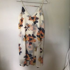 Floral chiffon dress