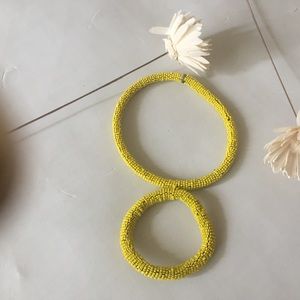 Handmade set bracelet and necklace