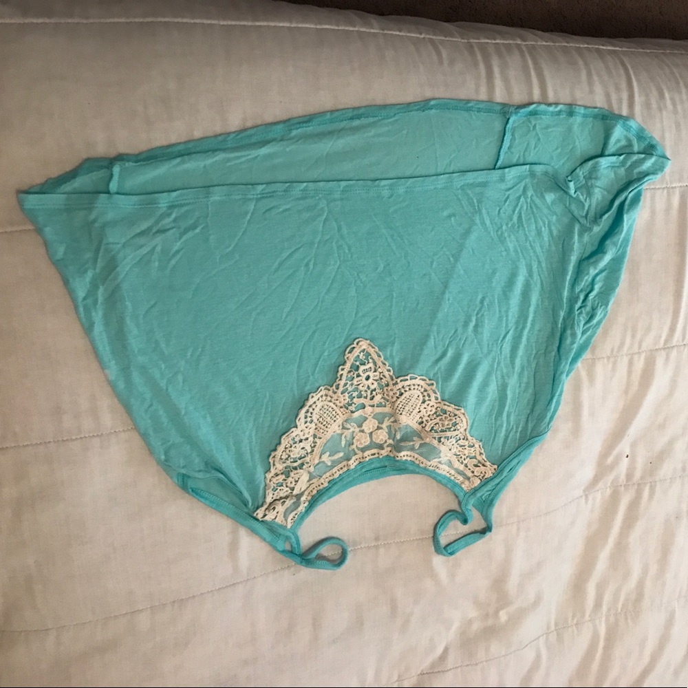Blue short shirt