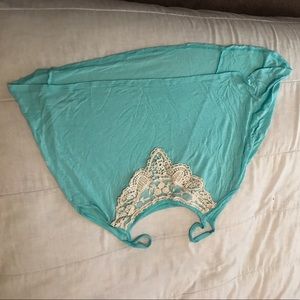 Blue short shirt