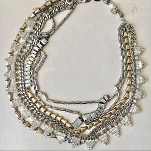 Stella & Dot Sutton mixed metal necklace.