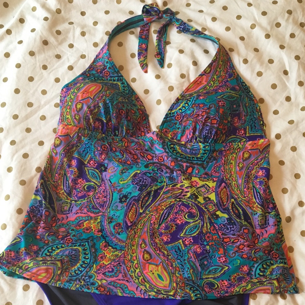 Victoria's Secret Paisley Tankini Top