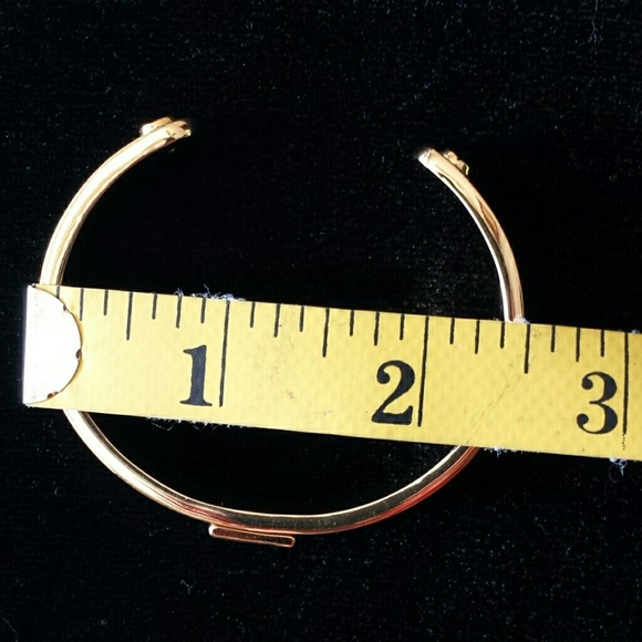 ⬇️$40 NWT CWonder Color Jade/Gold Bangle Bracelet - Picture 8 of 8