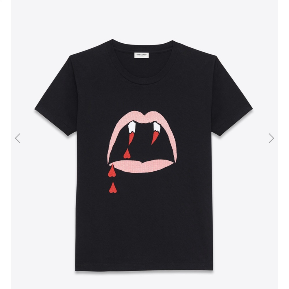 YSL Saint Laurent fang t shirt