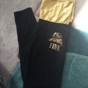 PINK yoga pants for PITT FANS size M