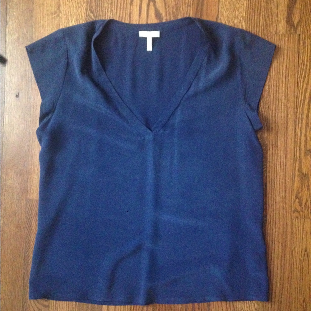 Joie 100% silk t shirt v neck