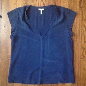 Joie 100% silk t shirt v neck
