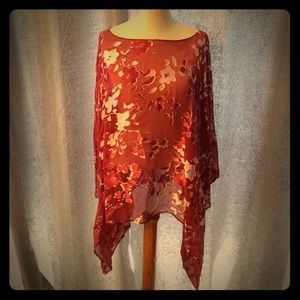 Batwing Cranberry Floral By Citiknit