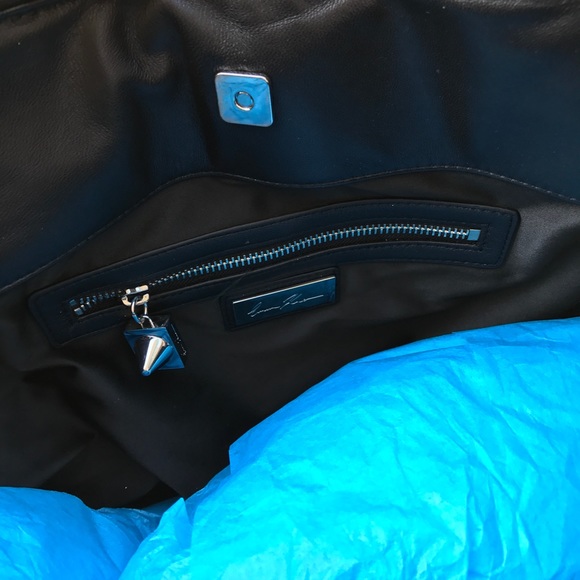 Emm Kuo Greenwich Ave Suede Leather Tote - Picture 5 of 6