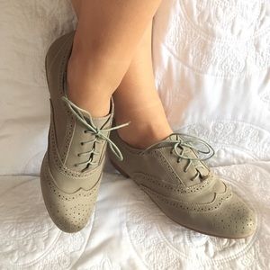 Grey oxfords