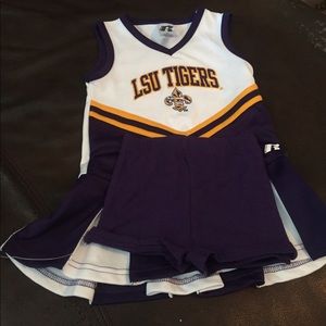 LSU cheerleader outfit.