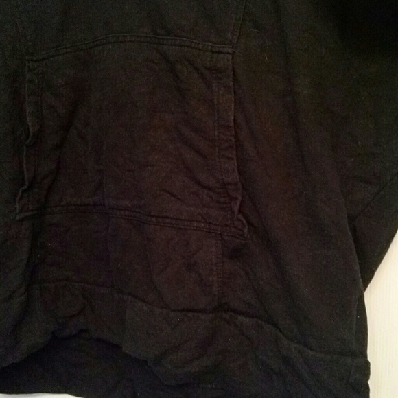 Mossimo hoodie poncho top. Medium black - Picture 3 of 4