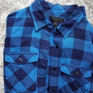 J. Crew | Flannel Shirt in Brilliant Sea Check