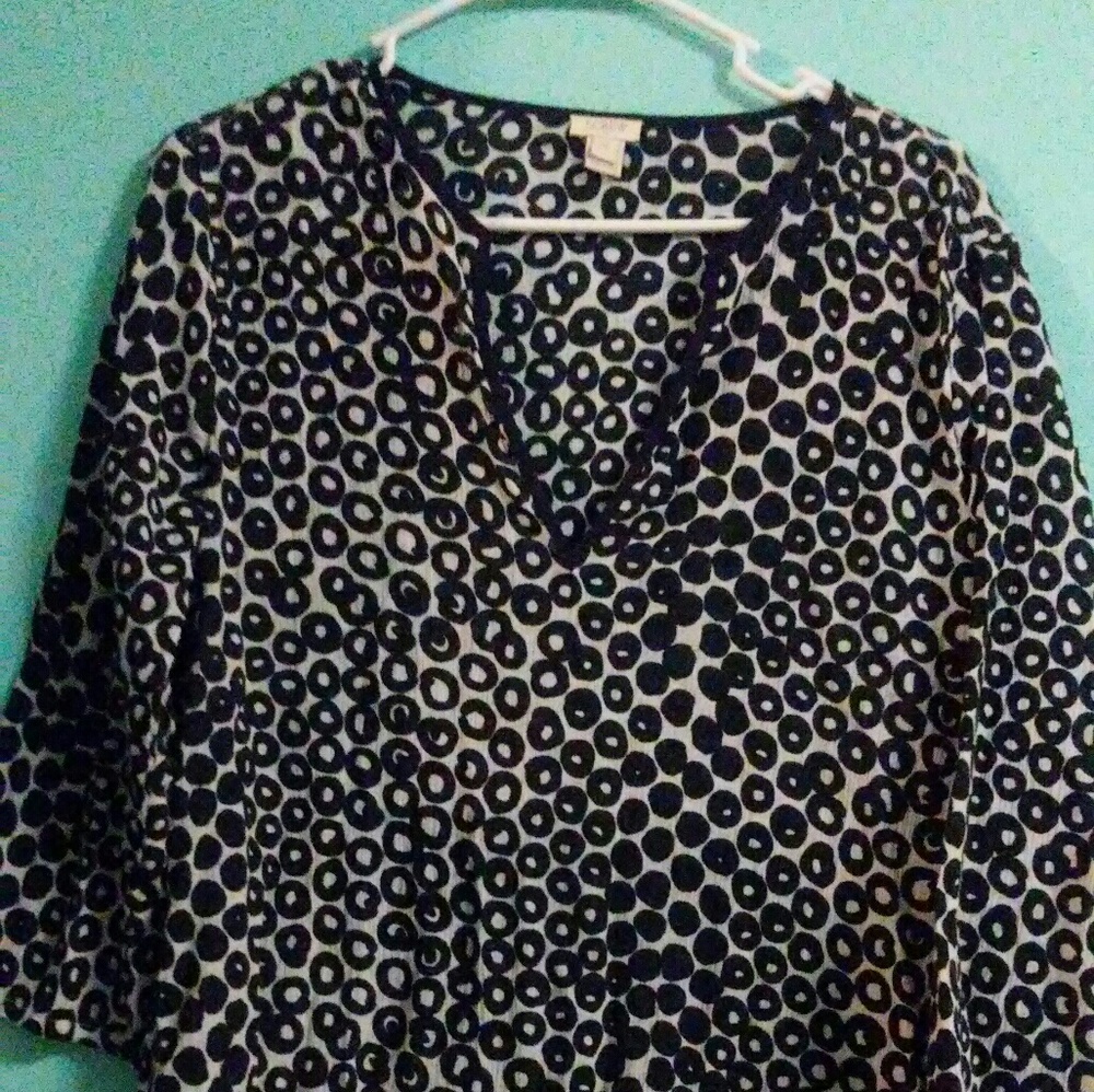 Three quarter sleeve tunic