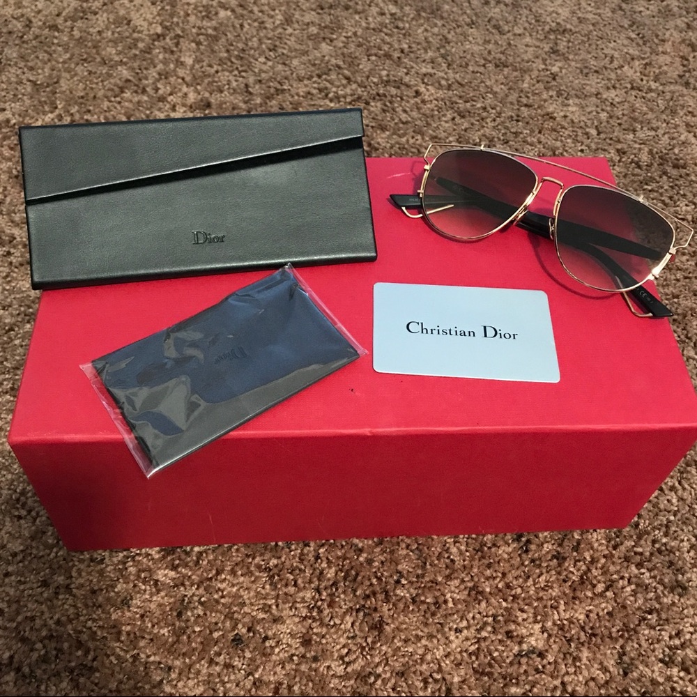 Christian Dior two tone Sunglasses