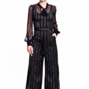 Nanette Lepore jumpsuit black/gold size 10
