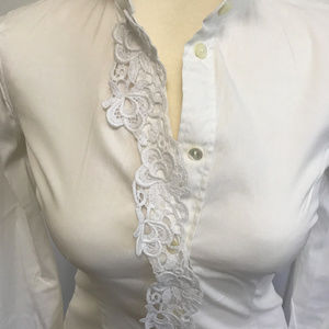 Dolce and Gabbana white fitted shirt