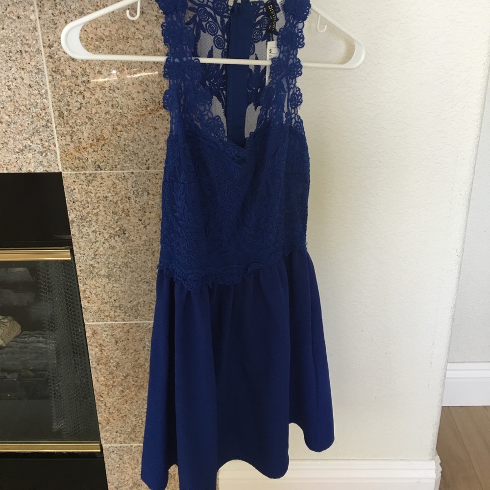 Brand new w/ tag royal blue dress. No in stores