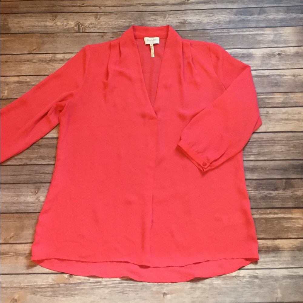 Laundry Coral Blouse
