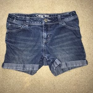 jean shorts