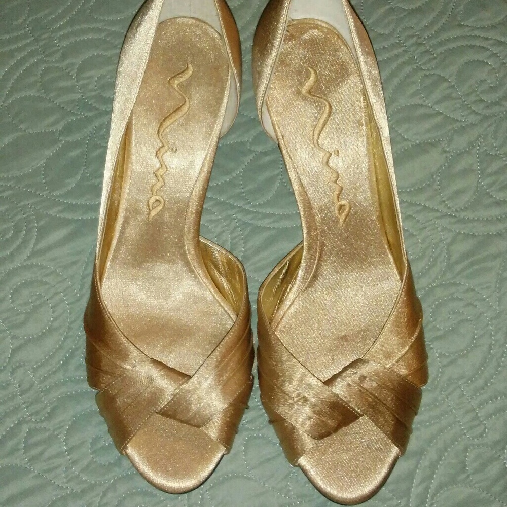 Gold/Champagne shoes