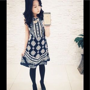 Petite Paisley Mosaic Dress