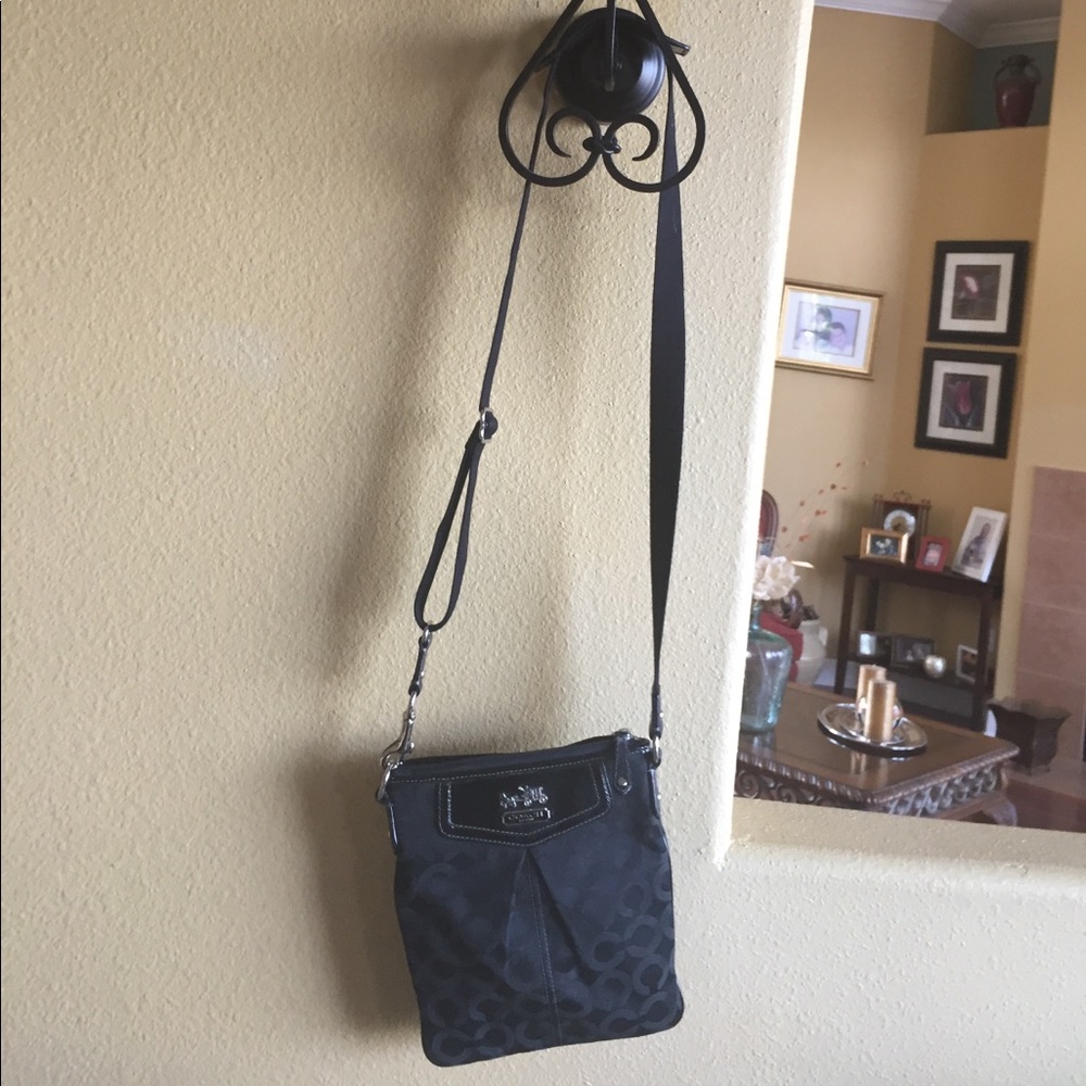 Authentic Black coach crossbody bag