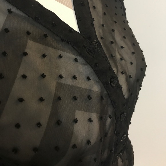 Sheer Cinched Waist Top - Picture 4 of 4