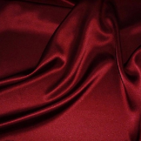 AWF Silky soft Satin Neck Halter Blouse  burgundy - Picture 2 of 4