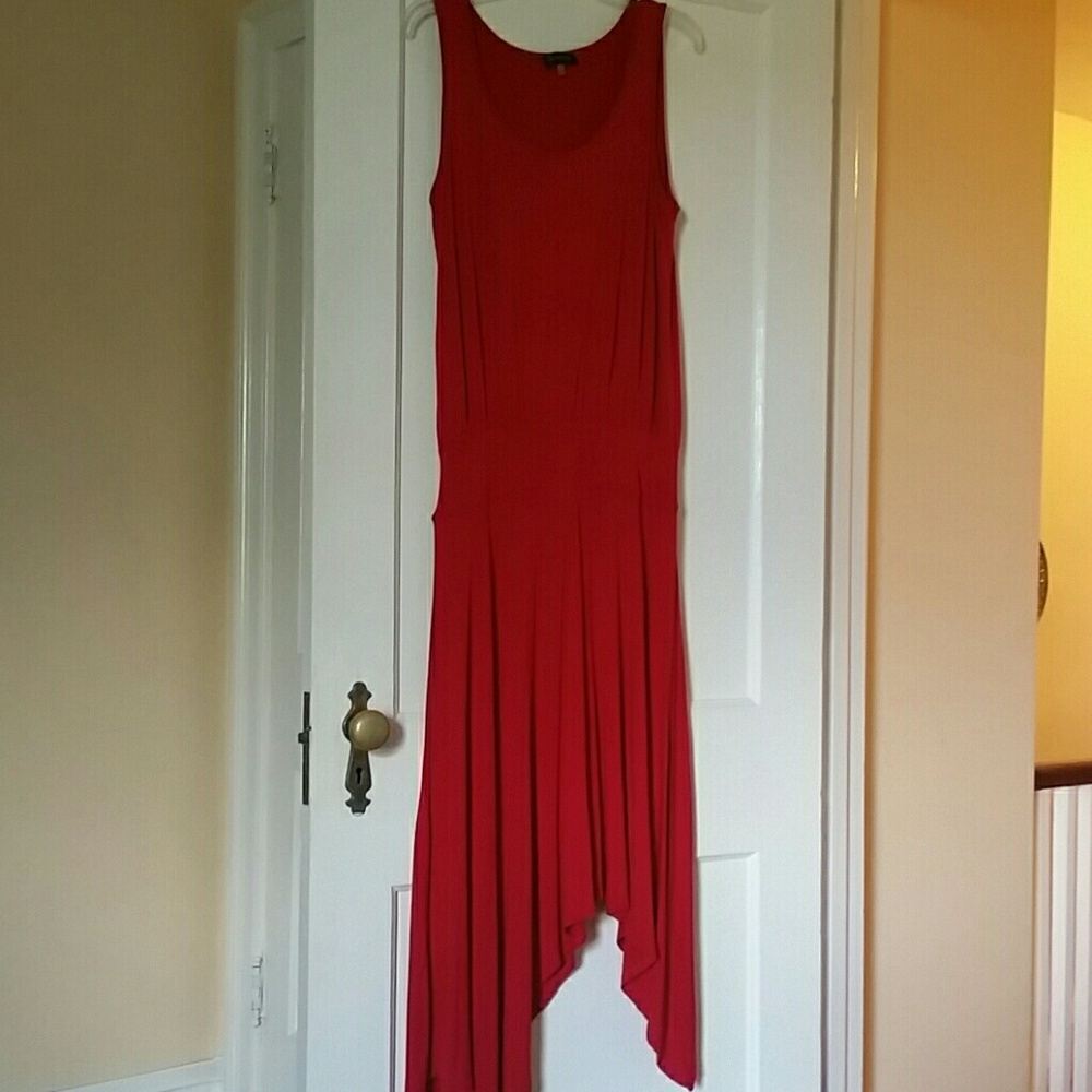 red dress