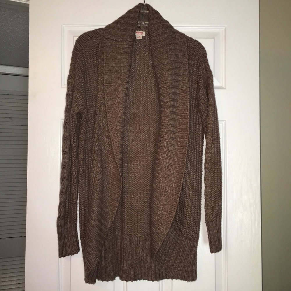 Brown cardigan