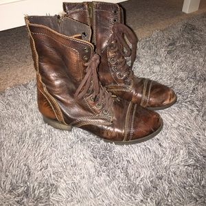 Steve Madden combat boots