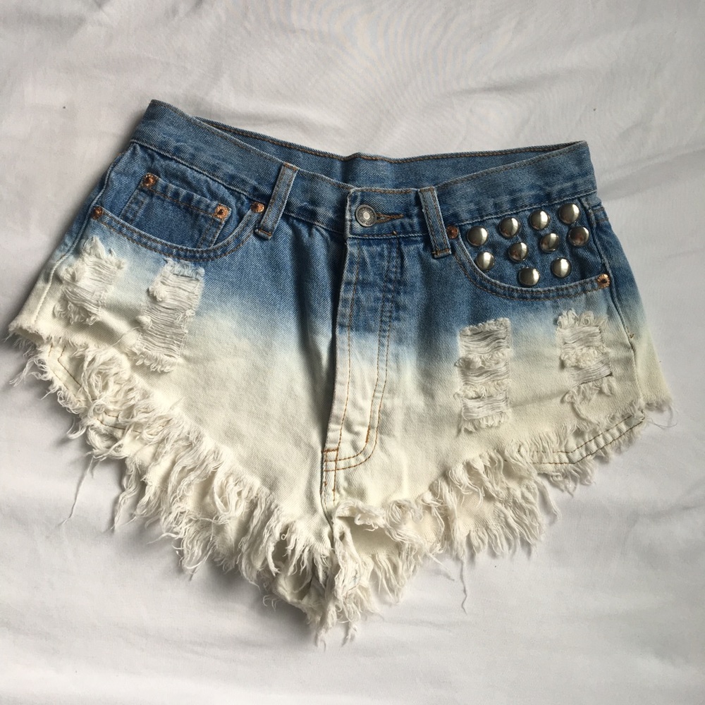 High Waisted Jean Shorts