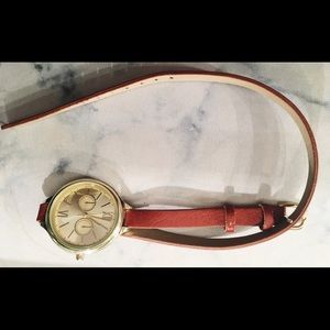 Leather Watch - Urban Outfitters