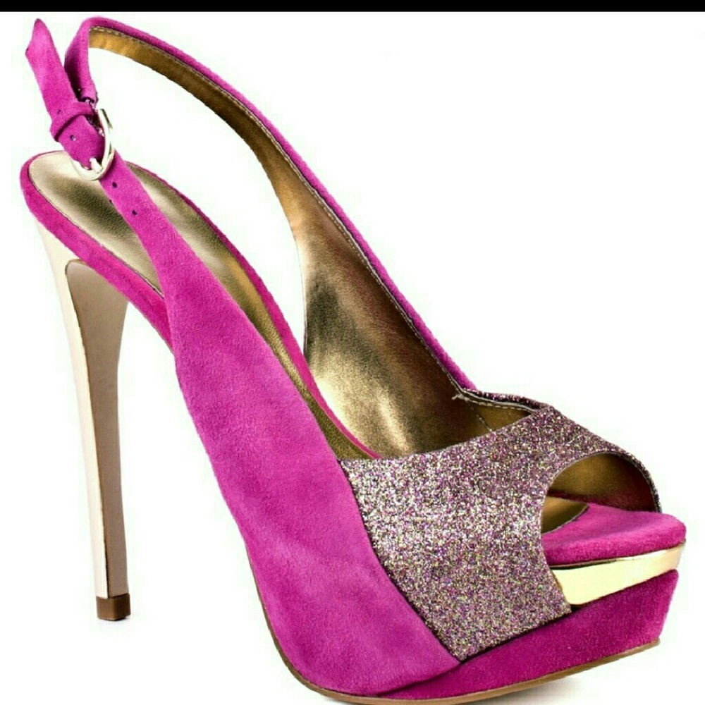 Guess pink platform