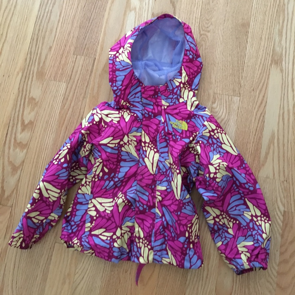 2T north face rain jacket