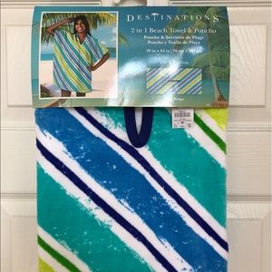Poncho beach towel