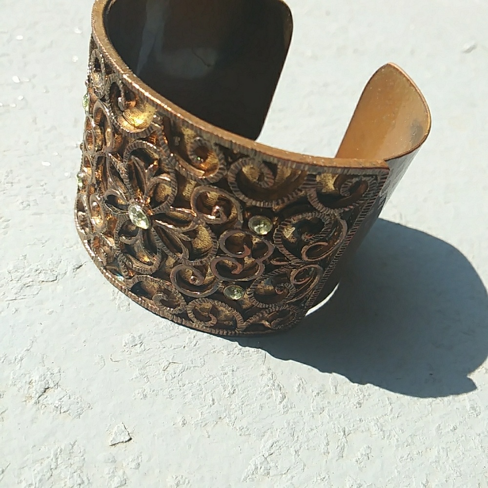 Beautiful Floral Cuff Bracelet