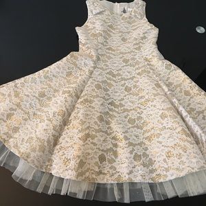 Girl formal lace beautiful dresss