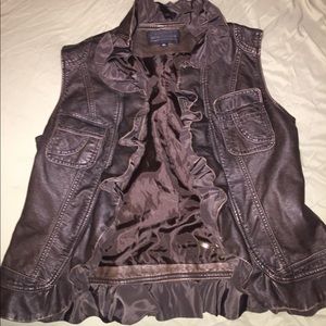 Montana Co. leather vest
