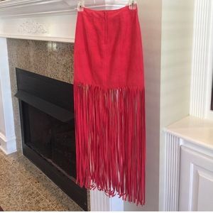 H&M + Coachella fringe skirt