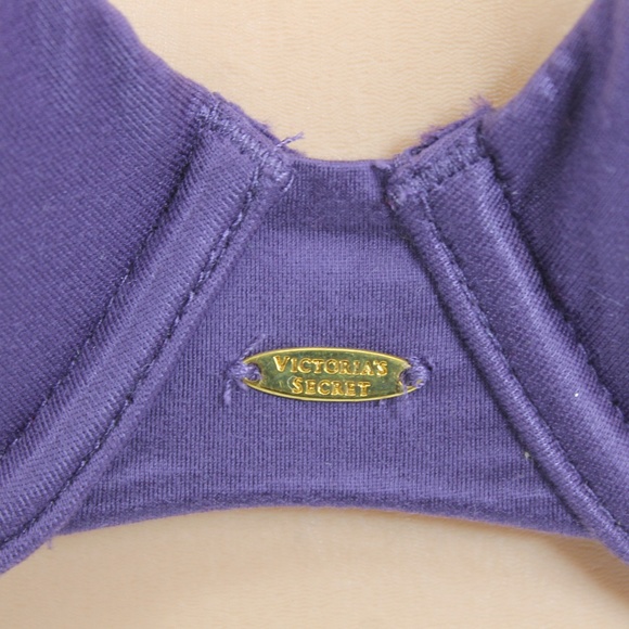 VICTORIA'S SECRET FABULOUS PURPLE DEMI BRA 32D NWT - Picture 2 of 6