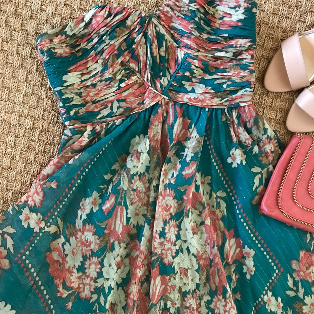 RARE Georgina Chapman asymmetrical dress