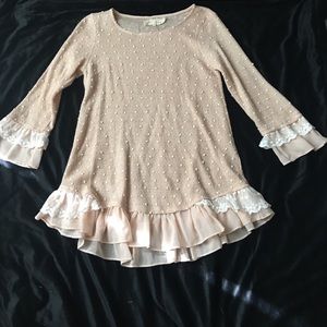 Small Pale Pink Boutique Sweater