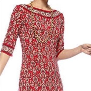 Sophie max boat neck shift dress