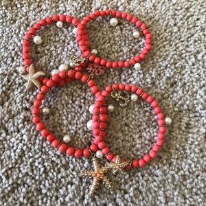Sea life beaded bracelets