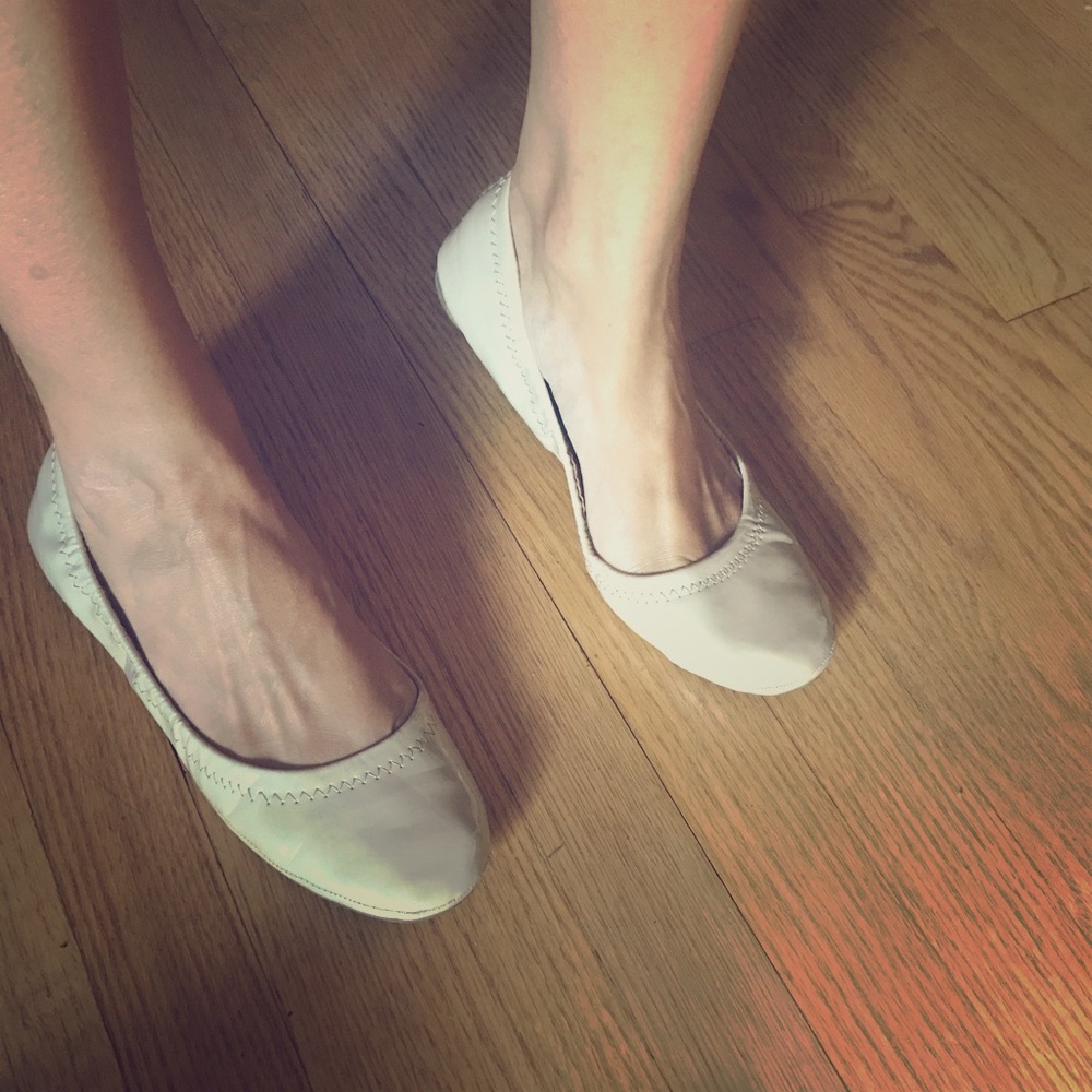 Lucky Brand Nude Ballet Flats